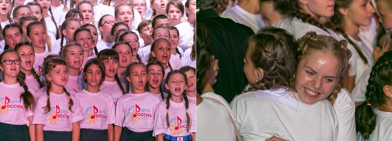 Фестиваль школьных хоров Поют дети России в Артеке