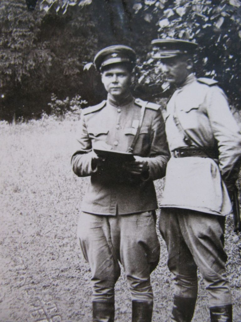Кярккяйнен Александр Александрович в Чехословакии (лето 1945)