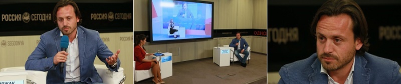 Алексей Каспржак - пресс-конференция в РИА Новости